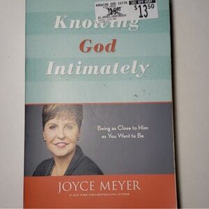 Book.  Joyce meyer knowing God Intimately